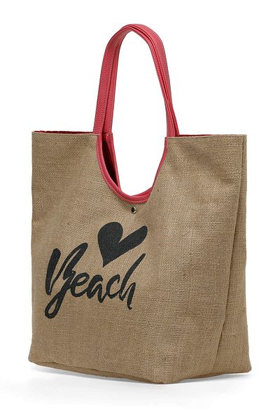 Butigo JUT BEACH PLJ 4FX Rosa Damen-Strandtasche