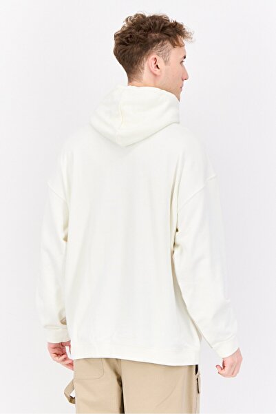 adidas Men Sportswear Fit Long Sleeves Training Sweatshirt, Off White