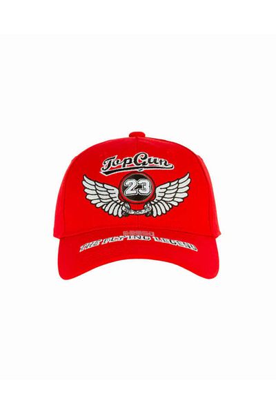 TOP GUN The Flying Legend Cap Vintage Aviation Style Adjustable Cotton Hat with Embroidered Design