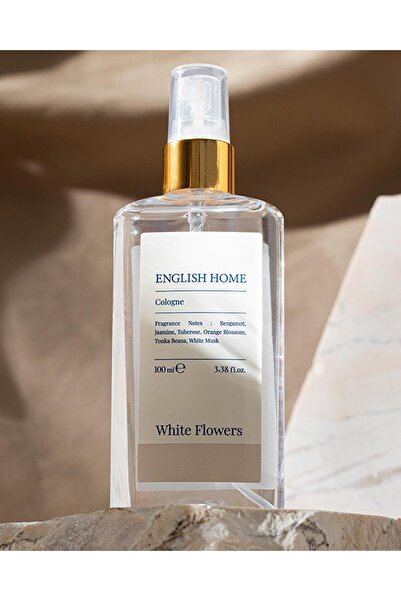 English Home Beyaz Çiçekler Kolonya 100 ml Bej (29.03.2025)