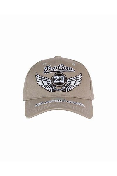 TOP GUN The Flying Legend Cap Vintage Aviation Style Adjustable Cotton Hat with Embroidered Design