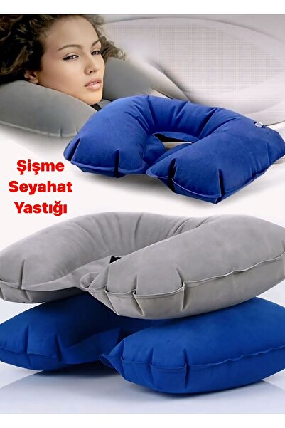 Fırsat7 Araba Yastığı Şişme Seyahat Yastığı Oto Yastığı Boyun Yastığı Seyehat...
