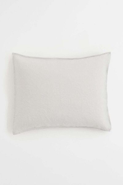 H&M Washed linen pillowcase