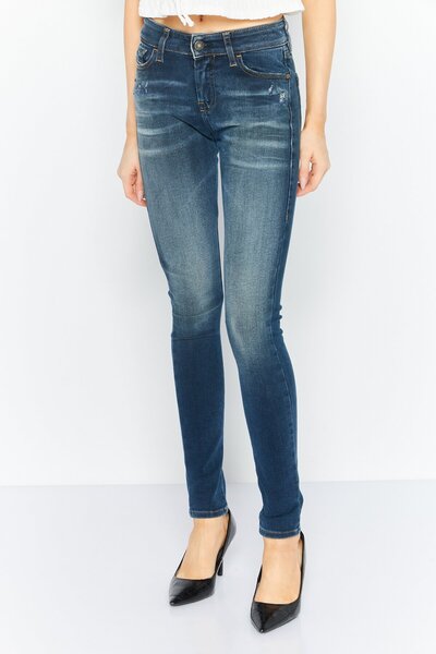 Diesel Women Super Skinny Fit Denim Jeans, Navy