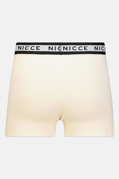 Nicce Men 3Pcs Pack Brand Logo Boxers, Navy/Cream