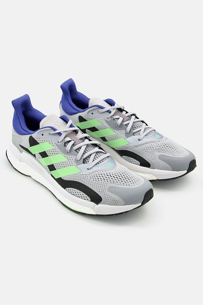 adidas Men Solar Boost Lace Up Sport Shoes, Grey