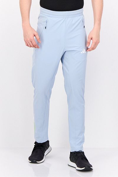 adidas Men Sportswear Fit Drawstring Training Track Pants, Blue