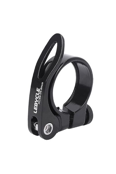 LeBycle Black 34.9mm Mtb Road Bicycle Quick Release Seatpost Clamp Bike 28.6mm 31.8mm 34.9mm Seat Po