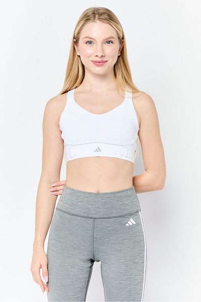 adidas Women Padded Sports Bra, White
