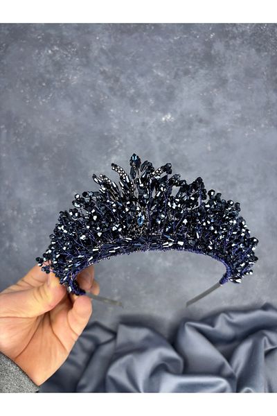 Hayalperest boncuk Livan Beaded Bridal Henna Crown Hair Accessory