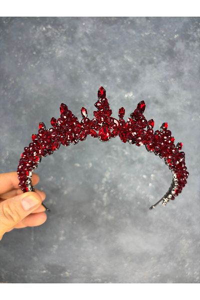 Hayalperest boncuk Likya Bead Embroidered Bridal Henna Crown