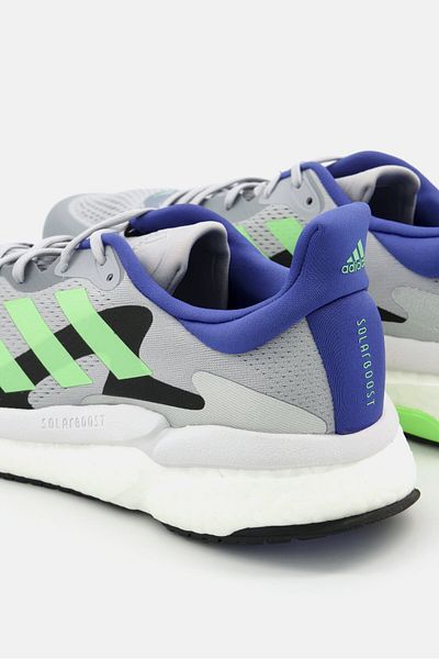 adidas Men Solar Boost Lace Up Sport Shoes, Grey