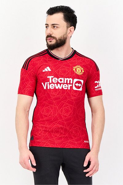 adidas Men Sportswear Fit Manchester United Training Jersey, Red