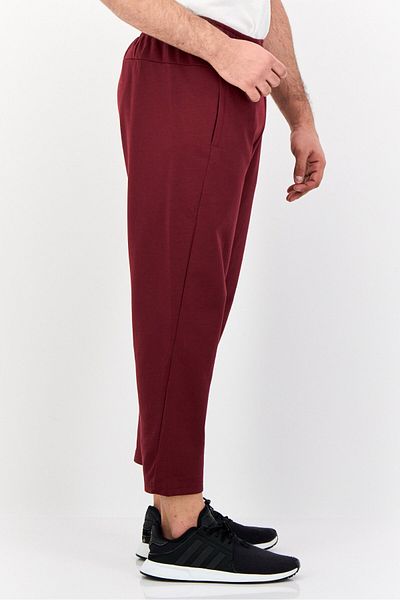 adidas Men Slim Fit Yoga Track Pants, Maroon