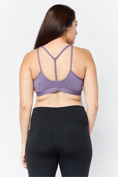 adidas Women Padded Sports Bra, Purple