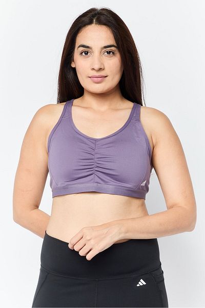 adidas Women Padded Sports Bra, Purple