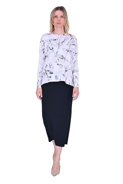 Invee Invee 5879 Knitwear Tunic - Black Dyed
