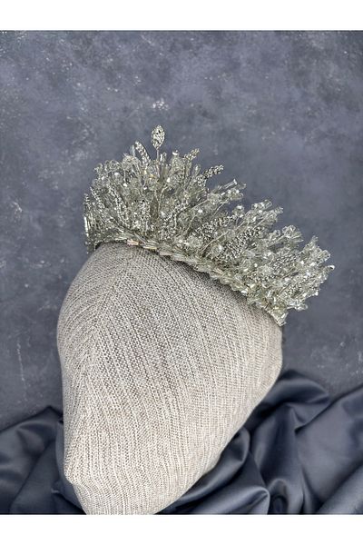 Hayalperest boncuk Livan Beaded Bridal Henna Crown Hair Accessory
