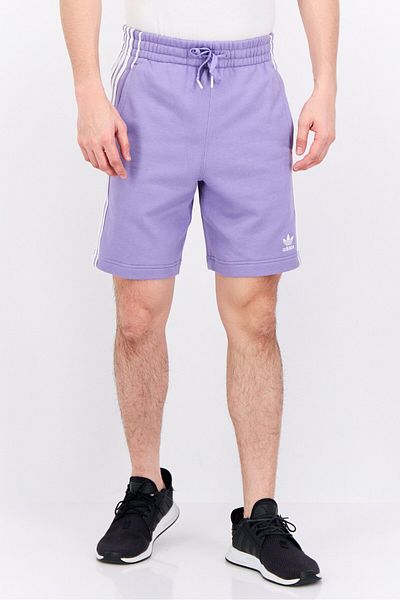 adidas Men Sportswear Fit Brand Logo Training Shorts, Purple