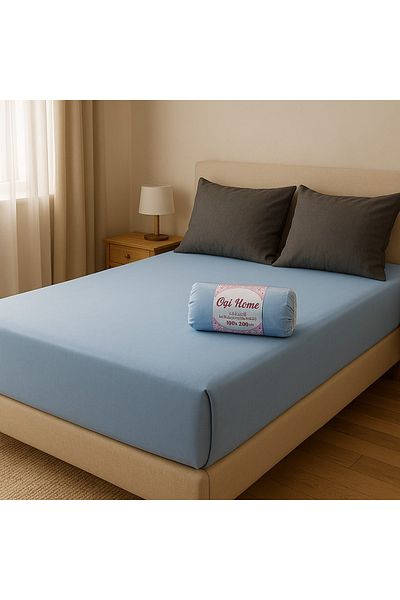 OGİ HOME Ogihome Elastic Ranforce Fabric King Size Bed Sheet/Mattress Cover 180 200