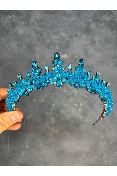 Hayalperest boncuk Likya Bead Embroidered Bridal Henna Crown