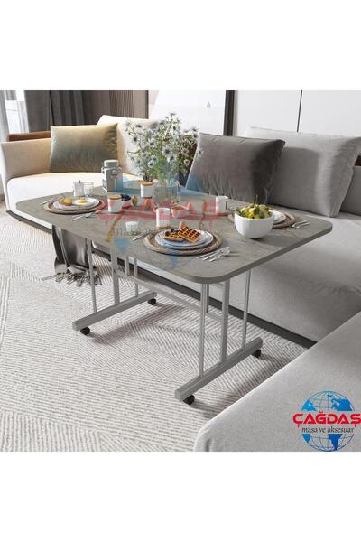 Avenza living Tekerlekli Orta Sehpa Masa 70 X 110