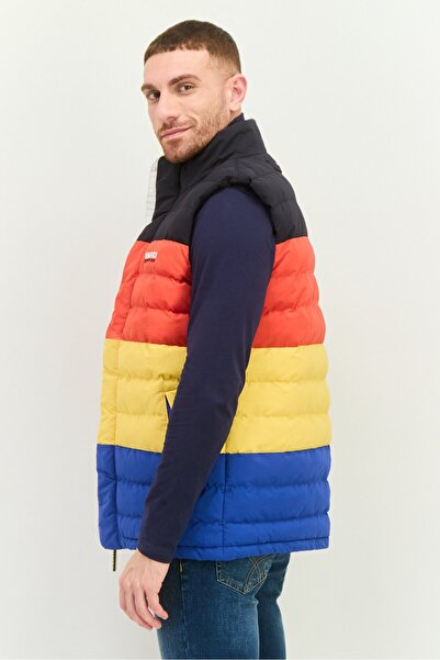 NAUTICA COMPETITION Men Sportswear Fit Sleeveless Training Jacket Vest, Black