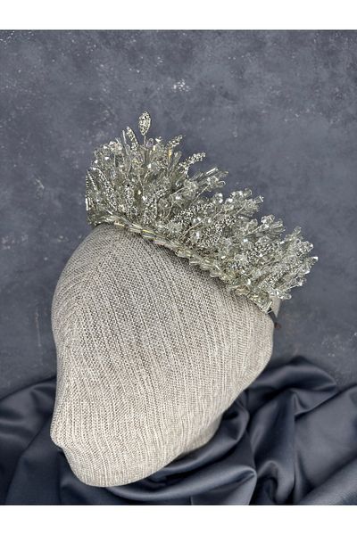 Hayalperest boncuk Livan Beaded Bridal Henna Crown Hair Accessory