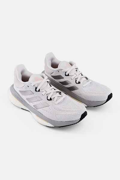 adidas Women Lace Up Solarglide Running Shoes, White