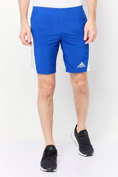 adidas Men Sportswear Fit 9 Inseam Outdoor Shorts, Blue
