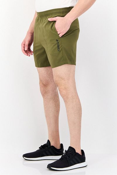 adidas Men Sportswear Fit Hiking Shorts, Olive