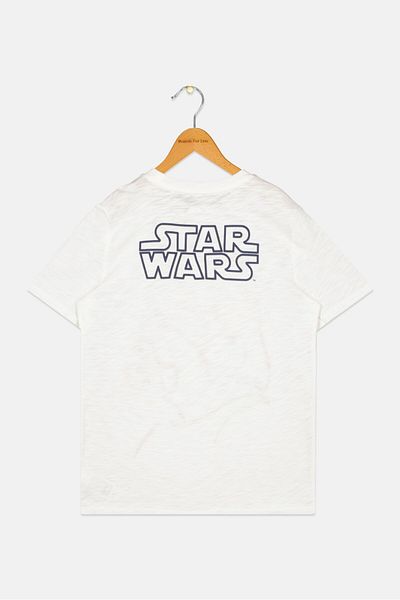 GAP X Star Wars Kids Boy Short Sleeves Graphic T-shirt, White