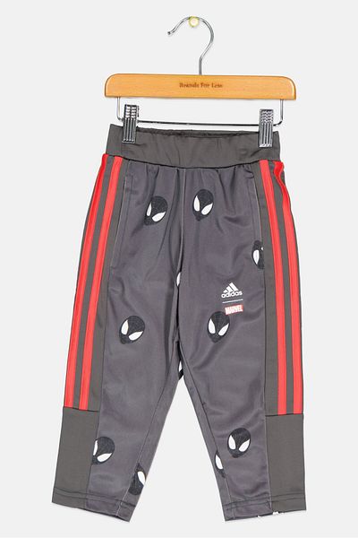 adidas Toddlers Boy Brand Logo Sweatpants, Grey