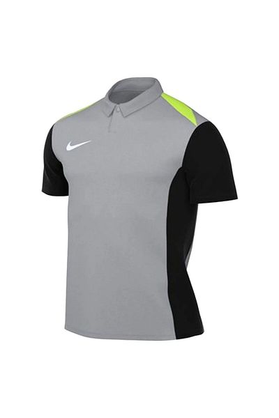 Nike Gray Dri-Fit Academy 24 Men's Football Camp Polo T-Shirt Short Sleeve