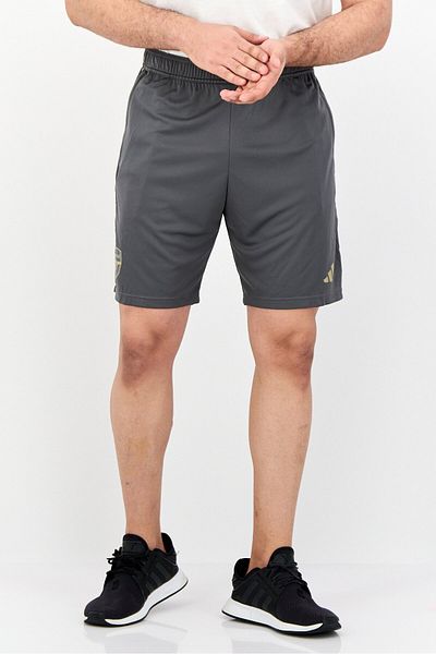 adidas Men Regular Fit Football Shorts, Grey