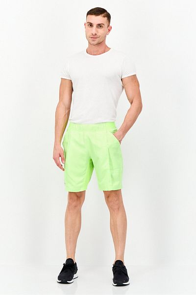 adidas Men Sportswear Fit Tennis Shorts, Neon Green