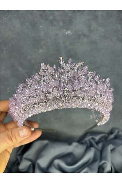 Hayalperest boncuk Livan Beaded Bridal Henna Crown Hair Accessory