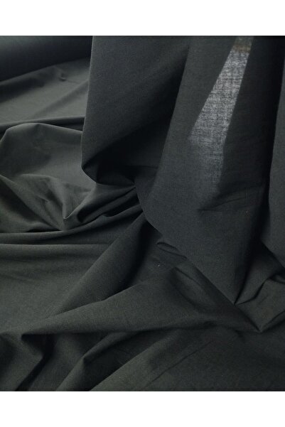 Kumaş Parça Voile de bumbac în culoarea neagră En: 150 cm