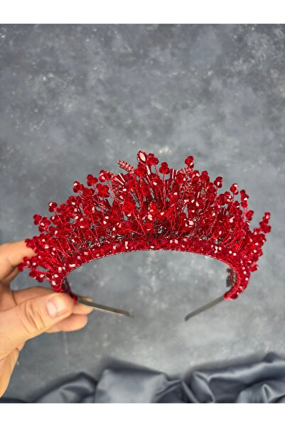 Hayalperest boncuk Livan Beaded Bridal Henna Crown Hair Accessory