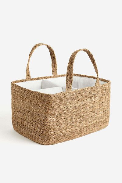 H&M Seagrass changing bag