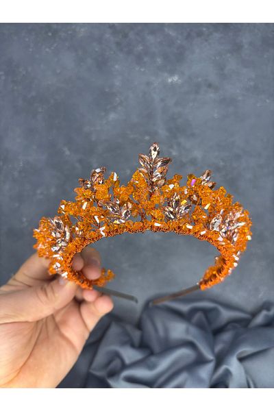 Hayalperest boncuk Nature Beaded Bridal Crown Henna and Hair Accessory