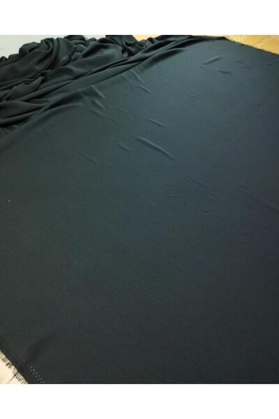Kumaş Parça Креп чорного кольору (ширина 145 см, довжина 250 см)
