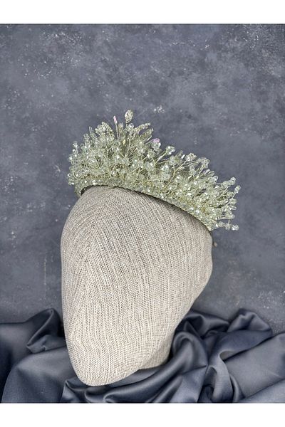 Hayalperest boncuk Livan Beaded Bridal Henna Crown Hair Accessory