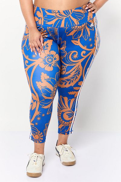adidas Women Plus Size Training Leggings, Multicolor