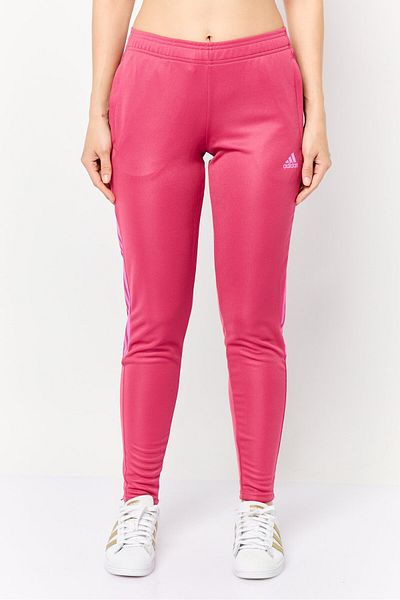 adidas Women Regular Fit Brand Logo Football Trackpants, Wild Pink