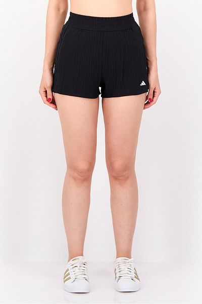 adidas Women Sportswear Fit Brand Logo Training Shorts, Black