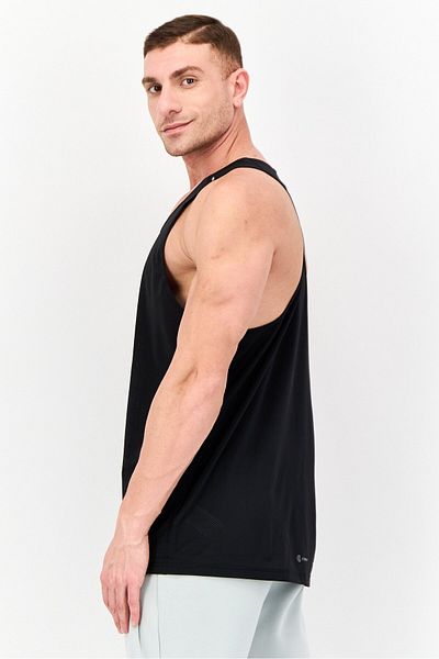 adidas Men Sportswear Fit Sleeveless Training Vest, Black