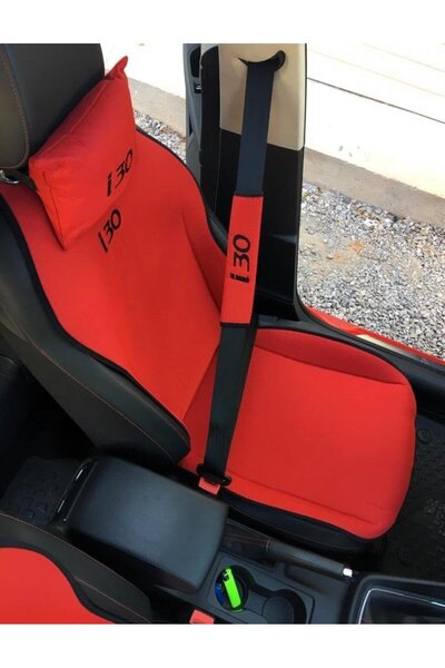 STİLİX GARAGE HYUNDAİ İ30 Pernă dublă pentru scaun auto, brodată, pentru part...