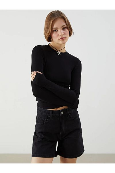 LC Waikiki Xside Black Crew Neck Women's Body