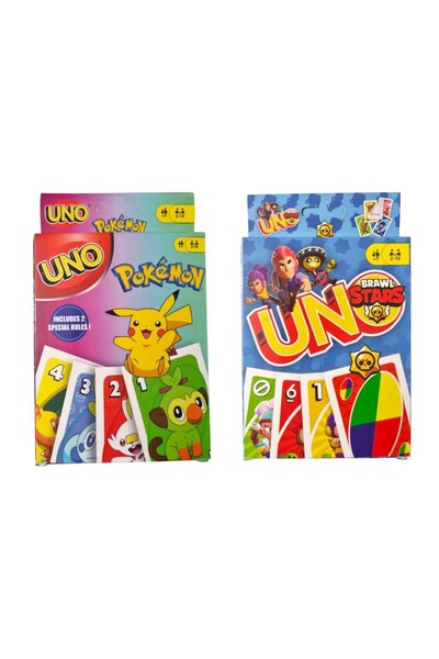 Oyunsal بطاقات لعبة بوكيمون أونو وبرال ستارز أونو